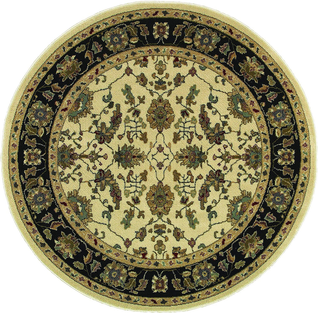 Unknown1 Blooming Garden Area Rug 3'6" X 5'6" Ivory Floral Botanical Casual Rectangle Natural Fiber Wool Contains Latex