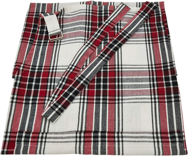 Plaid Pattern Cotton Apron Color