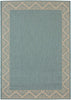 Blue Polypropylene Area Rug (7'10 X 10') 7'10" 10' Traditional Rectangle Synthetic Latex Free Stain Resistant