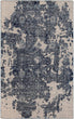 MISC Hand Knotted Wool Accent Rug 2' X 3' Blue Abstract Oriental Classic Latex Free