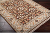 MISC Hand Knotted New Zealand Wool Area Rug 2' X 3' Brown Oriental Latex Free Handmade