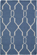 MISC Hand Woven Wool Area Rug 2' X 3' White Geometric Latex Free Handmade
