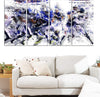 Football Running Back Score Canvas Modern Contemporary Traditional Rectangle Includes Hardware