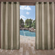 Pool Indoor Outdoor Two Tone Textured Gazebo Curtain Window Treatment Panel Pair Patio Porch Cabana Dock Grommet Top Pergola Drapes