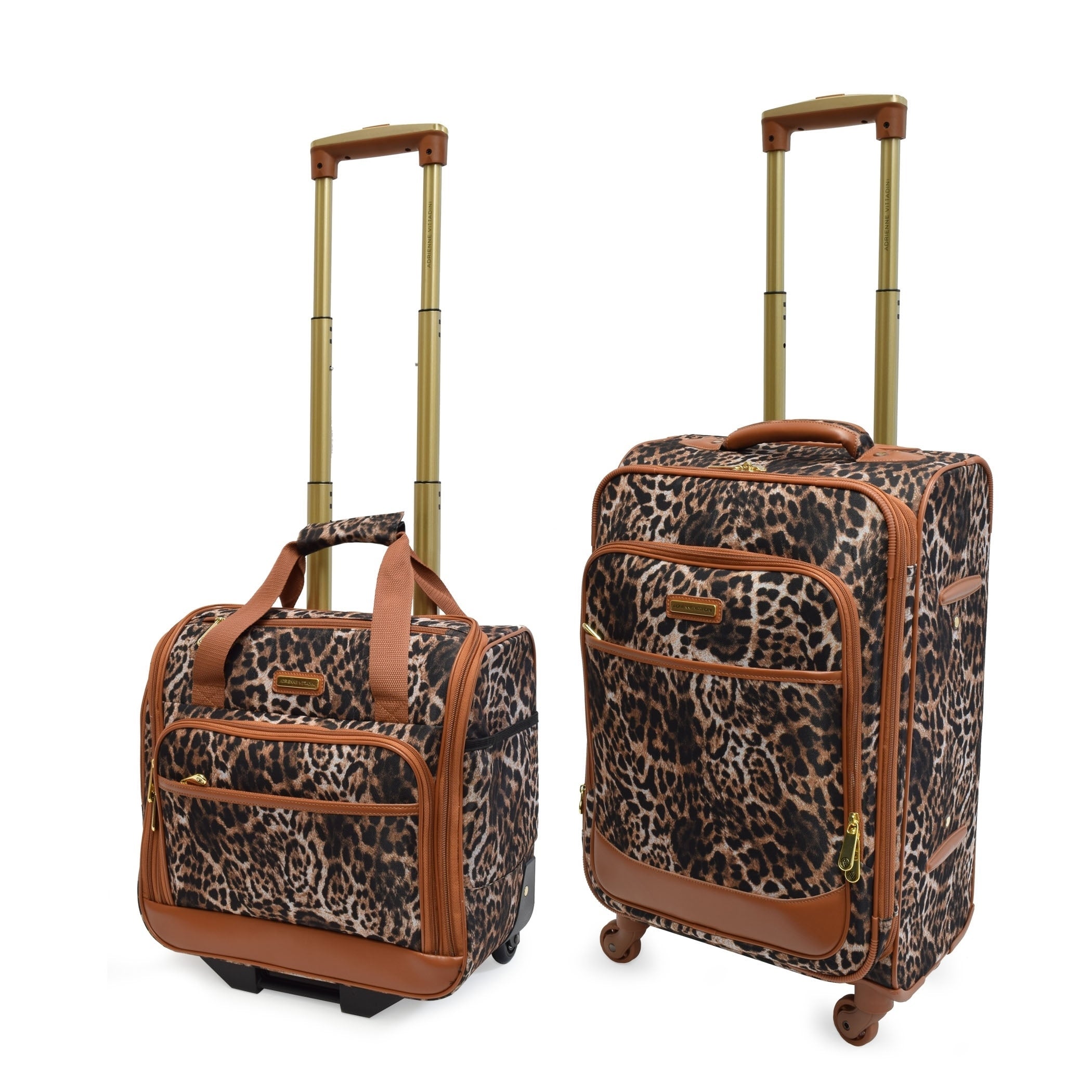 Black Leopard 21 Spinner Carry-On Luggage | Fashion Luggage
