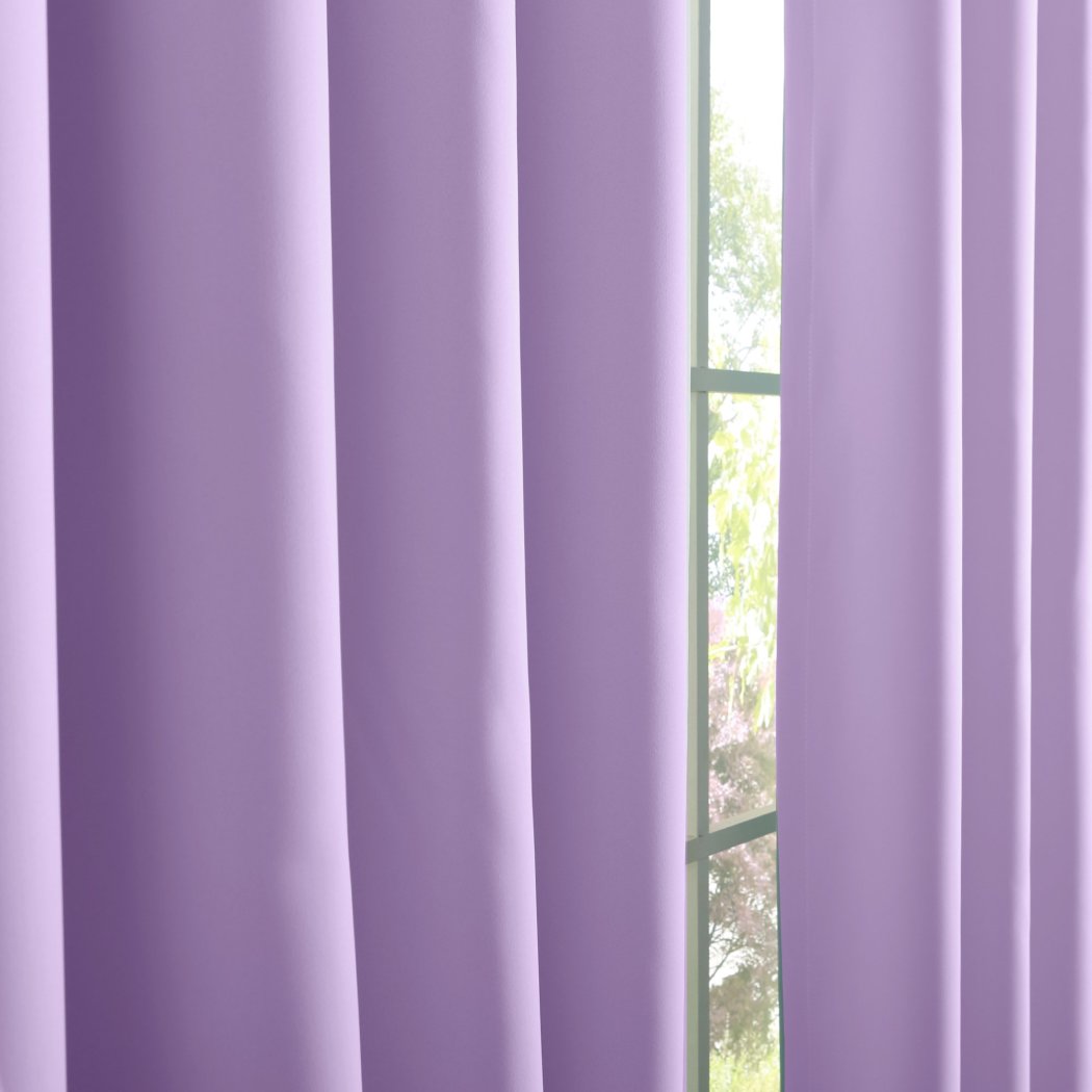 Set Of 2 (84x52) Grommet Top Insulated Blackout Window Curtain