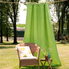Gazebo Curtains Set Pair Pattern Rugby Outside Outdoor Pergola Drapes Porch Deck Cabana Patio