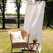 Gazebo Curtains Set Pair Pattern Rugby Outside Outdoor Pergola Drapes Porch Deck Cabana Patio