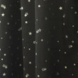 Kids Star Printed Curtains Panel Pair Set Novelty Pattern Pinch Pleat Drapes Night Space Galaxy Starry Thermal Insulated Stylish