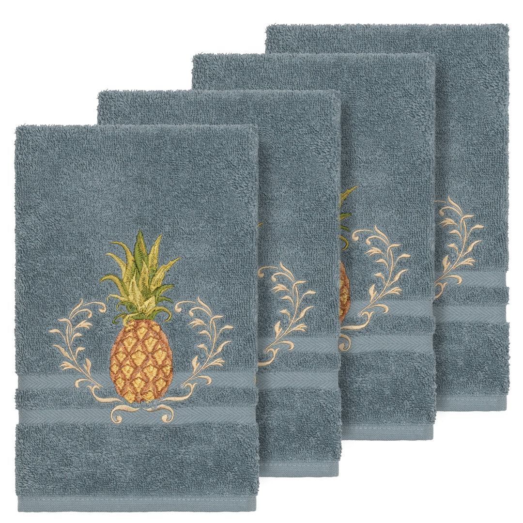 Authentic Hotel and Spa Turkish Cotton Pineapple Embroidered