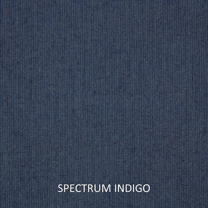 Indigo Indoor/Outdoor Knife Edge Pillow (Set 2) 13 X 20 Blue Solid Transitional Synthetic Fade Resistant Set Uv - Diamond Home USA