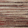Abstract Striped Spice/Beige Area Rug (3'3"x5'1") 3'3"x5'1" Orange Casual Modern Contemporary Polypropylene Contains Latex Stain Resistant