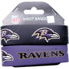 8 Inch NFL Ravens Mens Rubber Silicon Bracelet Set Football Themed Wristband Sports Patterned Team Logo Fan Fashion Athletic Team Spirit Fan Arm Band - Diamond Home USA