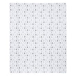 Black and White Arrows Quilt Novelty Neutral Basic Polyester - Diamond Home USA