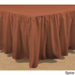 Solid Pattern Drop Bed Skirt Size Elega Luxurious Lightweight Flowing Design Bed Valance Features Wrinkle