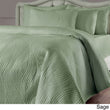 Medium Quilt Set Lightweight Ultra Soft Texture Oversized Bedding Sophisticated Geometrical Embroidery Pattern