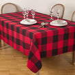 Oblong Plaid Tablecloth Cabin Lodge Theme Table Cloth Rugby Ljack Stripe Madras Tartan Pattern Square Checkered Design Checked