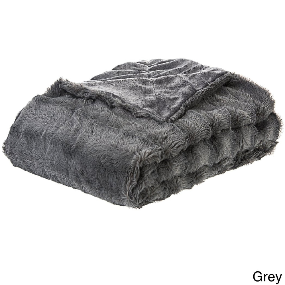 Fluffy Throw Blanket Type Stylish Themed Luxury Blanket Kids Contemporary Modern Casual Faux Fur