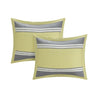 Horizontal Stripe Themed Comforter Set Elegant Simple Striped Bedding Chic Stylish Modern Stripes Themed Pattern