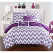 Girls Chevron Comforter Set Stylish Zig Zag P Pleated Bedding Chic Pintuck Zigzag Striped Themed Girly Pleat Pin Tuck Pattern