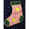 Christmas Themed Quilt Set mas Bedding Holiday Spirit Winter Nights Design Star Pattern Stockings Snow Men Patchwork Green