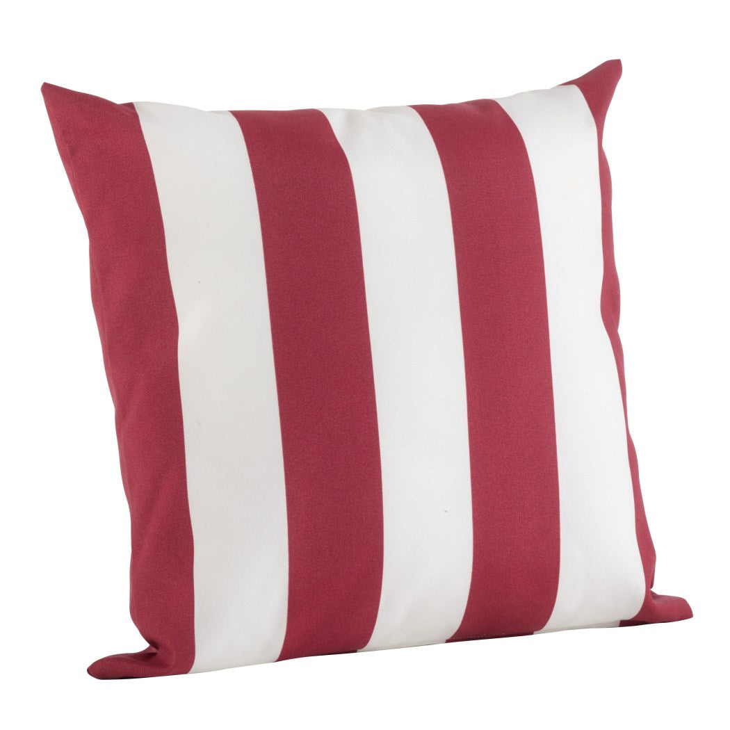 Classic Wide Stripes Pattern Polly Filled Square Throw Pillow Elegant Artistic Bold StripeInspire Decorative Sofa Accent Pillow Soft Durable Polyester