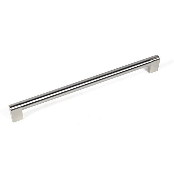Contemporary 12-1/8 inch Sub Zero Stainless Steel Finish Cabinet Bar Pull Handle (Case of 15) Grey Nickel - Diamond Home USA