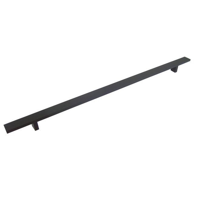 Contemporary 20" Rectangular Design Matte Black Finish