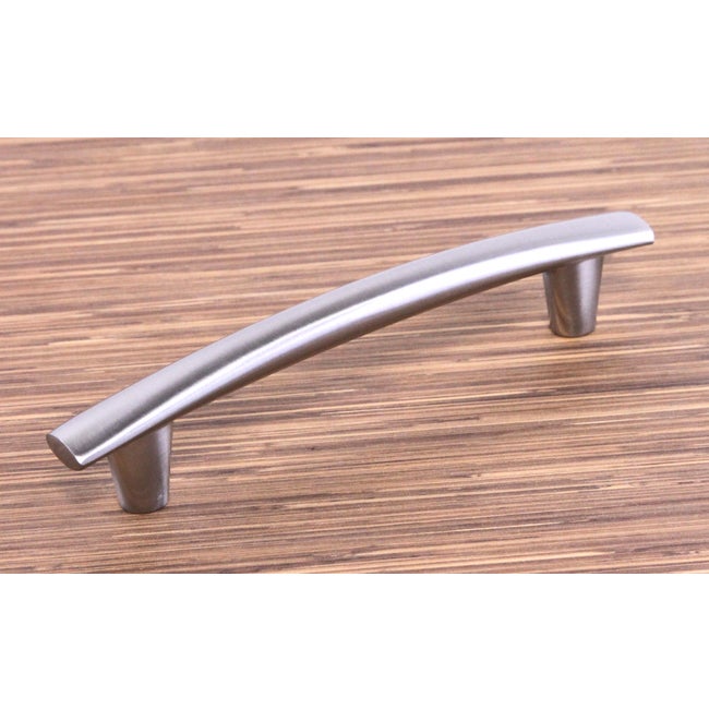 Contemporary Round Arch Design Stainless Steel Finish 6.5-inch Cabinet Bar Pull Handle (Pack Of 10) Grey Nickel