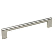 Contemporary 6-15/16" Key Shape Design Stainless Steel Finish Cabinet Bar Pull Handle (Case of 15) Aluminum Nickel - Diamond Home USA