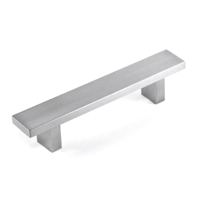 Contemporary Brushed Nickel 6-inch Rectangular Cabinet Bar