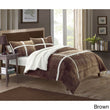 BaffleBoho Design Comforter Set Adult Bedding Master Bedroom Stylish Textured Pattern Patchwork Elegant Themed