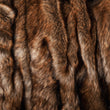 Brown Animal Pattern Faux Fur Plush Throw 58x60 Luxury Rich Realistic Wild Look Coyote Fur Textured Design Extra Soft Cozy Blanket Modern Bold Color Acrylic Polyester - Diamond Home USA
