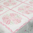 Quilt Set Floral Patchwork Themed Bedding Shabby Chic Classic French Country Cottage Pastel Vintage Flower Motif