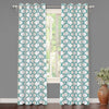 Trellis Window Curtain Set Moroccan Drapes Geometric Swirl Room ening Window Curtains Thermal Insulated Ogee Pattern