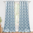 Floral Window Curtain Set Geometric Drape Blackout Room ening Window Panels Thermal Insulated Energy Efficie Window Screen