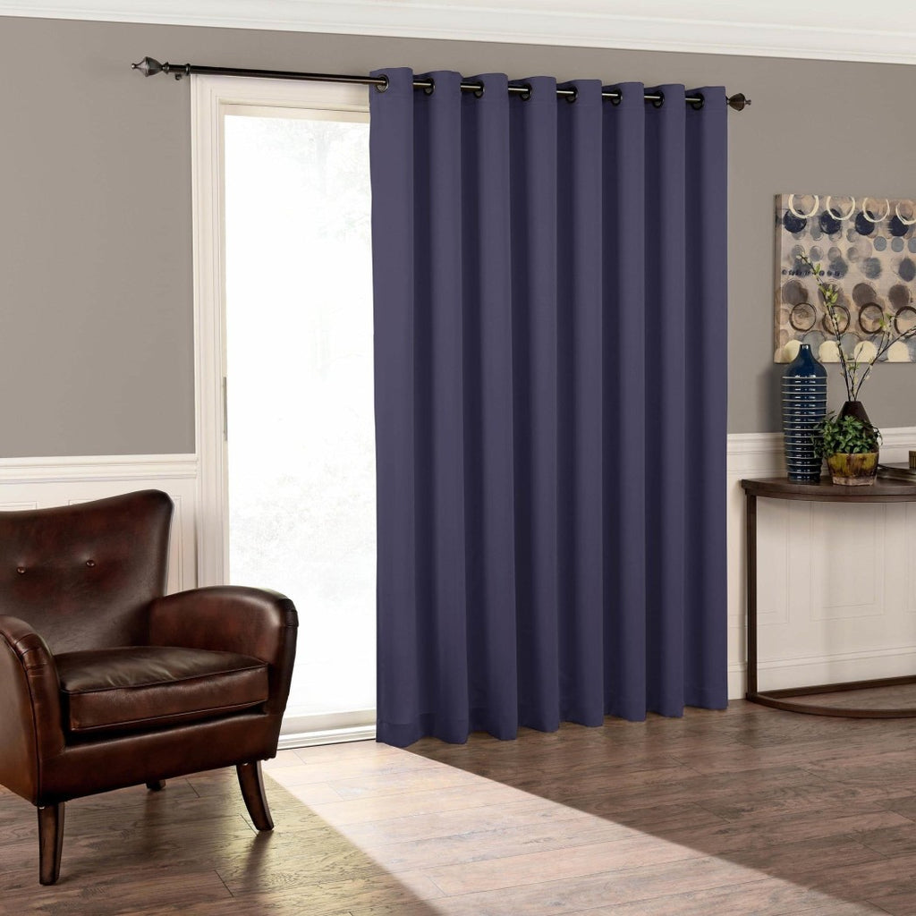 River Sliding Door Curtain Sliding Patio Door Panel Window Treatment Single Panel Modern Design Contemporary