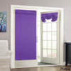 Blackout French Door Curtain Single Panel Glass Door Patio Door Curtains Tie Top Energy Efficient Noise