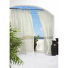 Gazebo Curtains Set Pair Off Pattern Rugby Outside Indoor Pergola Drapes Porch Deck Cabana Patio Screen
