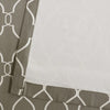Geometric Pattern Window Curtain Single Panel Snow Moroccan Printed Window Treatment Lined Casual Classic