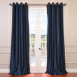 Faux Silk Taffeta Window Curtain Single Panel Fabrics Window Treatment Blackout Energy Efficient