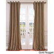 Faux Silk Taffeta Window Curtain Single Panel Fabrics Window Treatment Blackout Energy Efficient