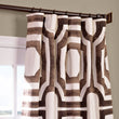 Mec Printed Window Curtain Tile Moroccan Octagon Trellis Stripes Single Panel Energy Efficie Privacy Providing Window