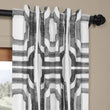 Mec Printed Window Curtain Tile Moroccan Octagon Trellis Stripes Single Panel Energy Efficie Privacy Providing Window