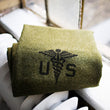 Green U S Military Oversize Blanket (66"Wx99"L) Army Soldier Theme Design Sofa Throw Classic Bedding Features Super Soft & Warmth Eco Friendly Natural - Diamond Home USA