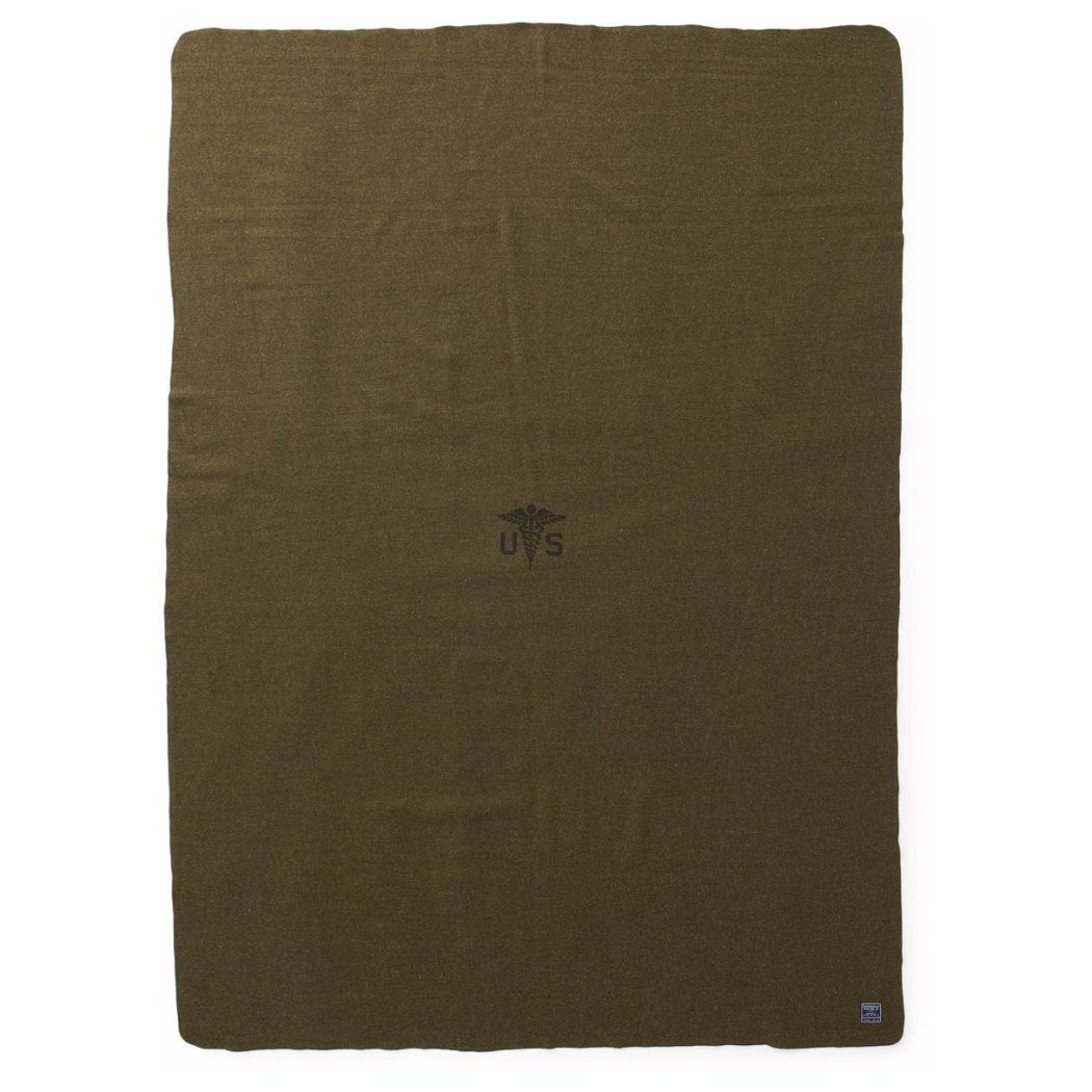 Green U S Military Oversize Blanket (66"Wx99"L) Army Soldier Theme Design Sofa Throw Classic Bedding Features Super Soft & Warmth Eco Friendly Natural - Diamond Home USA