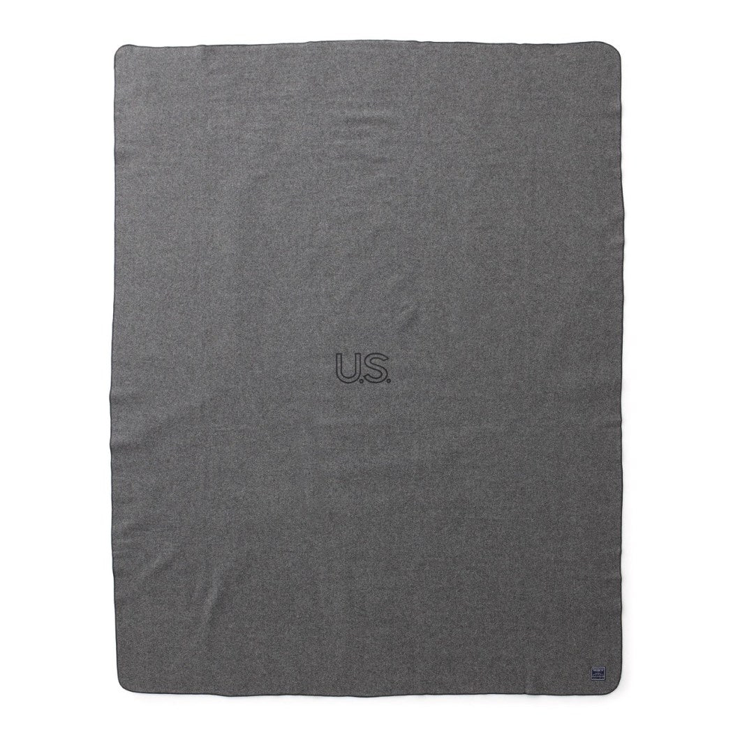 Grey U S Navy Oversize Blanket (66"Wx99"L) Military Army Soldier Theme Design Sofa Throw Classic Bedding Features Super Soft & Warmth Eco Friendly - Diamond Home USA
