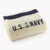 Cream Blue U S Navy Oversize Blanket (66"Wx84"L) Military Army Theme Design Sofa Throw Classic Bedding Features Super Soft & Warmth Eco Friendly - Diamond Home USA
