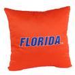 Florida Gators 16 Inch Decorative Throw Pillow Multi Color Sports Traditional Polyester One Single Reversible - Diamond Home USA