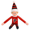 14 Inch NFL Falcons Team Elf Football Themed Team Color Logo Mens Collectible Toy Sweatshirt Santa Hat Man Cave Decoration Christmas Holiday Gift Fan - Diamond Home USA